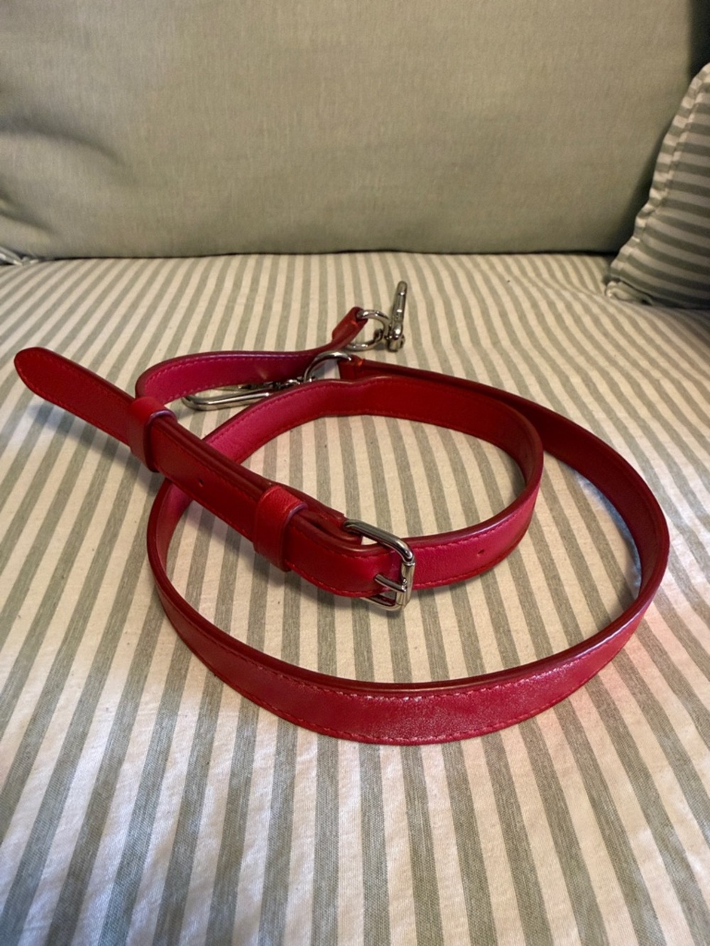 Coach Bright Red Leather Shoulder Hobo - Picture 5 of 7